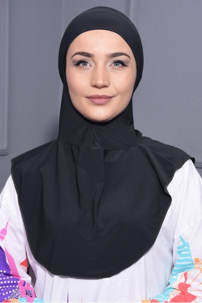 All occasions - Neck Collar Hijab Smoked 100285406 - Turkey