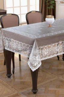 Knitted Panel Pattern Rectangle Table Cloth Narin Cappucino 100259279