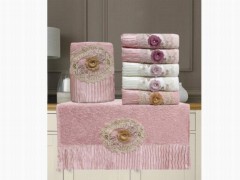 Dowry Towel - Dream Cotton 6 Pcs Hand Face Towel 100332270 - Turkey