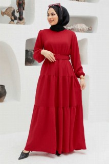 Clothes - Robe hijab rouge 100339911 - Turkey