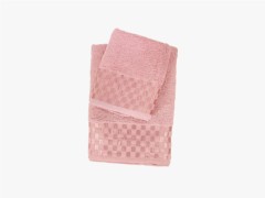 Bamboo Soft Checker Pattern Bath Towel Set 6 Colors 100280312