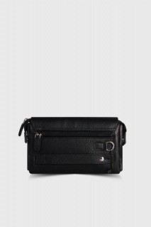 Guard Black Leather Clutch Bag 100345614