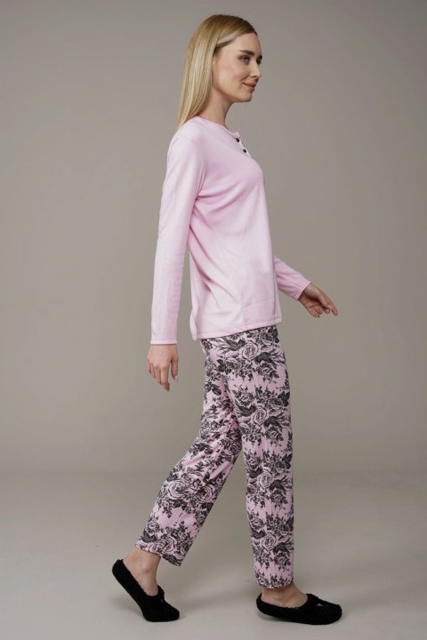 Women's Floral Pattern Pajamas Set 100325729