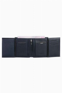 Goldies Navy Blue Leather Men's Wallet 100345314