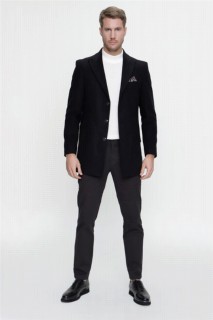 Men's Black Dynamic Fit Comfort Fit Coat 100350663
