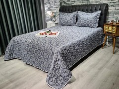 Living room Table Set - Aryen Velvet Cord 5-teiliges Wohnzimmerset Cappucino 100331211 - Turkey