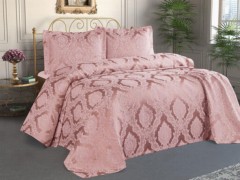 Bedding - Dowry Land Wave Embroidered Bridal Set 10 Pieces Cream Petrol 100329291 - Turkey