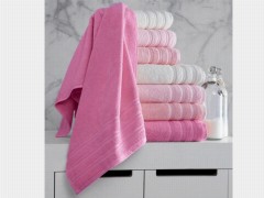 Bathroom - Rainbow Bath Towel 70x140 Cm 4 Pcs Powder 100259678 - Turkey