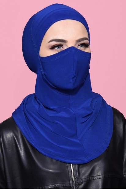 Ready to wear Hijab-Shawl - Sax Hijab Sport Masqué - Turkey