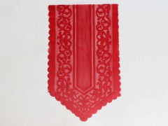 Kitchen-Tableware - Venessi Knitted Runner Red 100258013 - Turkey