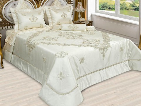 Bedding - Dowry Land Zigzag Double Duvet Cover Set Gray 100332409 - Turkey