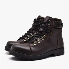 Griffon Genuine Leather Children's Winter Boots with Zip 100278595