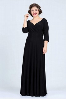 Woman - Large Size Elegant And Stylish Evening Dress 100276142 - Turkey