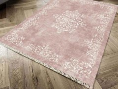 Carpet - Non-Slip Base Digital Print Velvet Carpet Alberta Powder 150x220 Cm 100260411 - Turkey