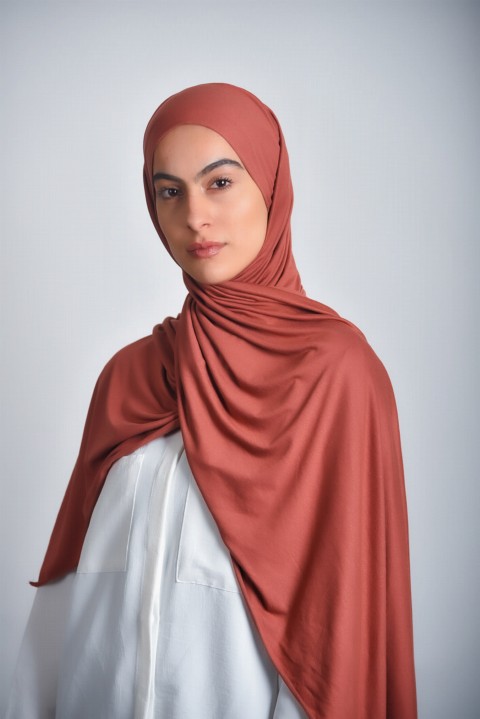 Cotton-Instant Shawl - حجاب القطن الجاهز 100255164 - Turkey