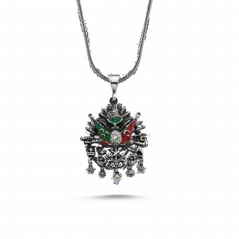 Necklace - Ottoman Arma Silver Necklace 100348846 - Turkey