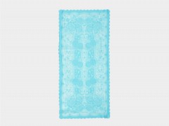 Home Product - Knitted Panel Pattern Console Cover Sultan Turquoise 100259211 - Turkey