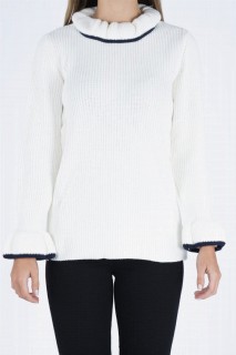 Women's Sleeve Flywheel Knitwear Sweater 100326270