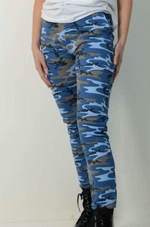 Woman Clothing - Camouflage Pants Leggings 100276621 - Turkey