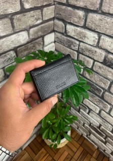Wallet - Guard Black Leather Card Holder 100345489 - Turkey
