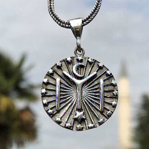 Kayı Length Symbol 925 Sterling Silver Necklace 100348276