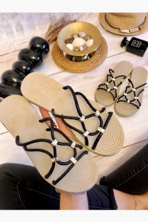 Woman Shoes & Bags - Neto Black Slippers 100343333 - Turkey